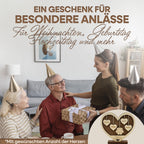 Personalisiertes Holzschild Herz mit Namen – moderne Holzdeko aus umweltfreundlichem Holz, Geschenk mit Gravur