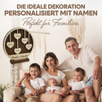 Personalisiertes Holzschild Herz mit Namen – moderne Holzdeko aus umweltfreundlichem Holz, Geschenk mit Gravur