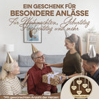 Personalisiertes Holzschild Herz mit Namen – moderne Holzdeko aus umweltfreundlichem Holz, Geschenk mit Gravur